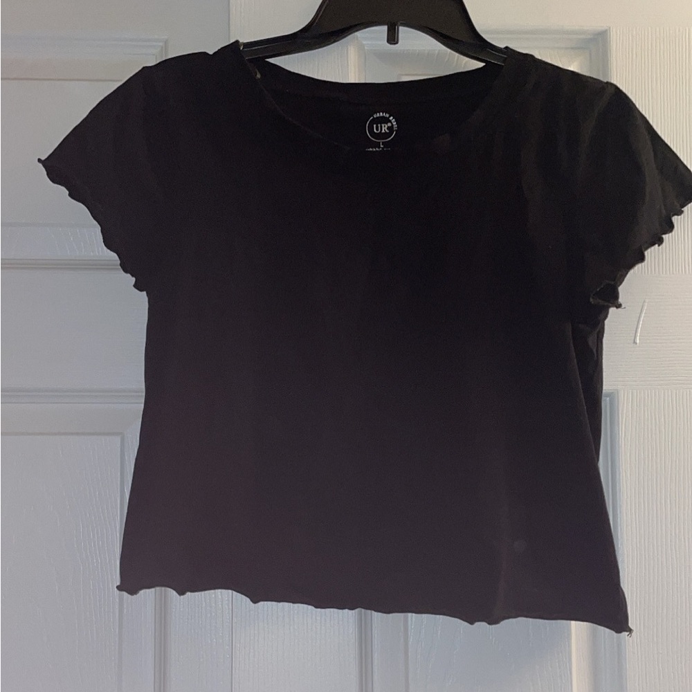 Black crop top
